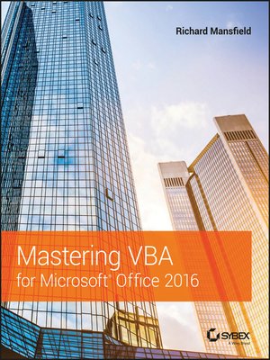 cover image of Mastering VBA for Microsoft Office 2016